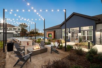 Outdoor patio area